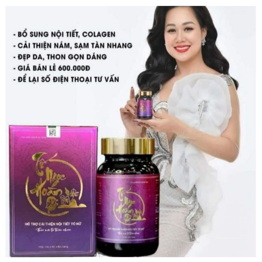 Tố Ngọc Hoàn Plus viên uống bổ sung nội tiết giúp trắng da, mờ nám. Cam kết chính hãng công ty Dova