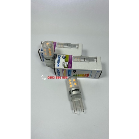 Bóng đèn LED G9 2.6W Philips, CorePro LEDcapsuleMV 2.6-25W G9 827 D, SIÊU SÁNG, CHÍNH HÃNG