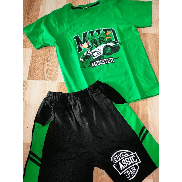 Bộ tay ngắn quần đùi thun cotton 100% chính phẩm hàng shop size cồ