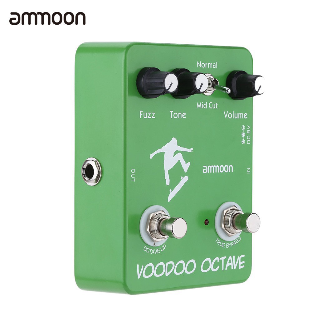 yohi2018 ammoon AP-12 Voodoo Octave Fuzz Effect Guitar Effect Pedal True Bypass