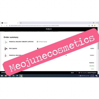 [Bill UK] Son Kiko Milano các màu hot