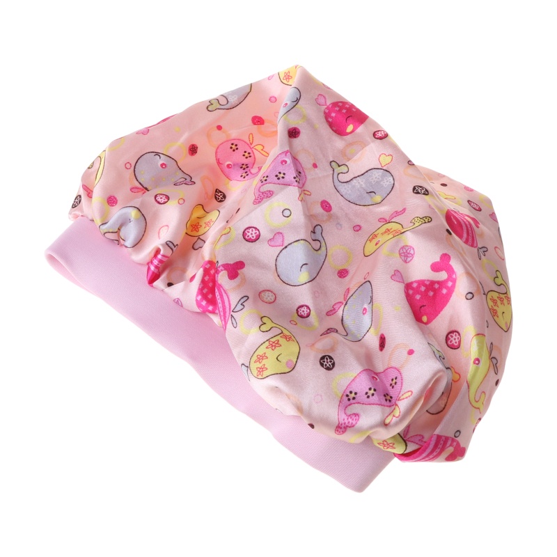 Mũ Ngủ Satin 27cm Có Thể Điều Chỉnh Kích Thước Dành Cho Bé Từ 2-8 Tuổi