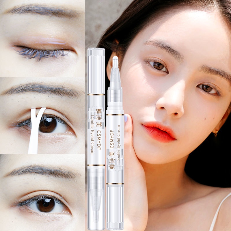 Kem Tạo Kiểu Mí Mắt Hai Đầu Vô Hình Dạng Sợi Ren Vô Hình