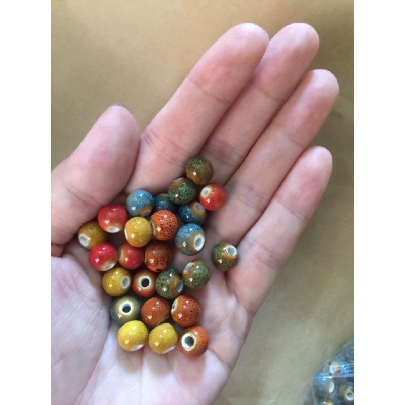 túi 20 hạt gốm tròn