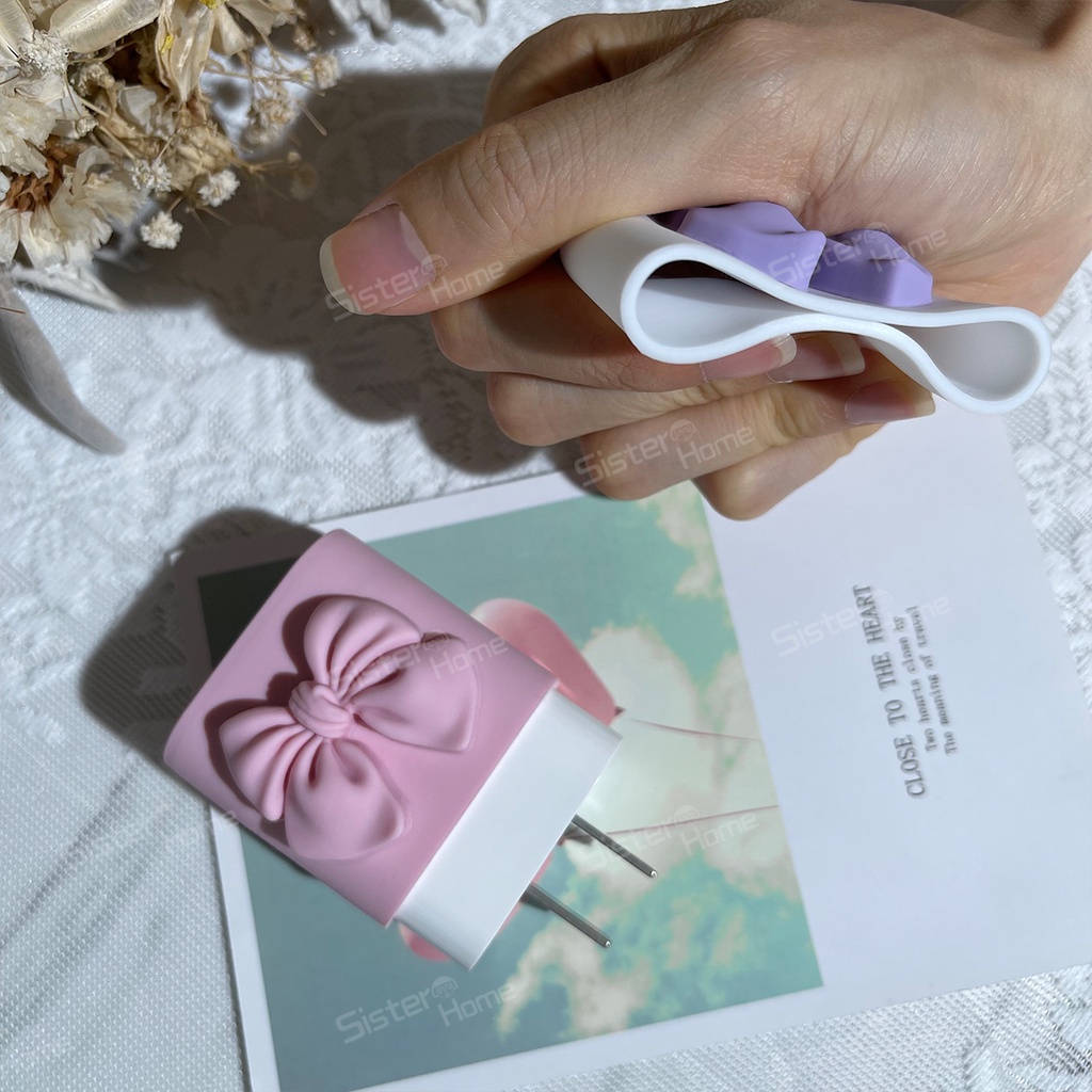 Bộ bảo vệ sạc bằng silicon mềm mỏng cho compatible fir iPhone 18W 20W 13/11/12 Pro Max