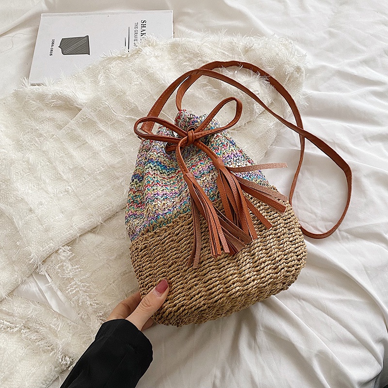 Túi cói Bằng Rơm Thời Trang 2022 Dành Cho Nữ