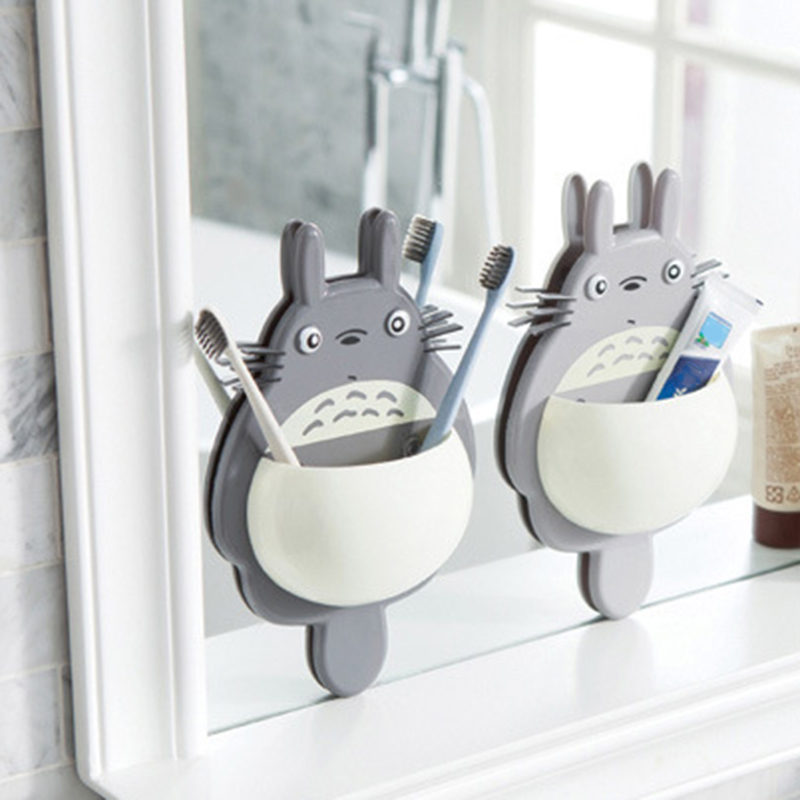 Giá Đỡ Bàn Chải &amp; Kem Đánh Răng Đa Năng Hình Totoro