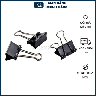 12 cái Kẹp giấy inox, kẹp bướm đủ kích thước, siêu chắc, bền đẹp