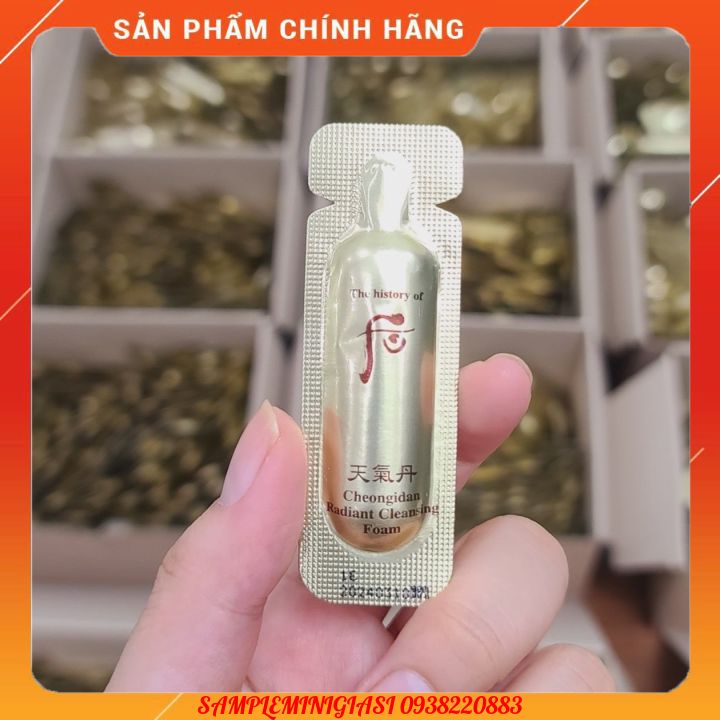 10 GÓI SỮA RỬA MẶT TÁI SINH WHOO CAO CẤP