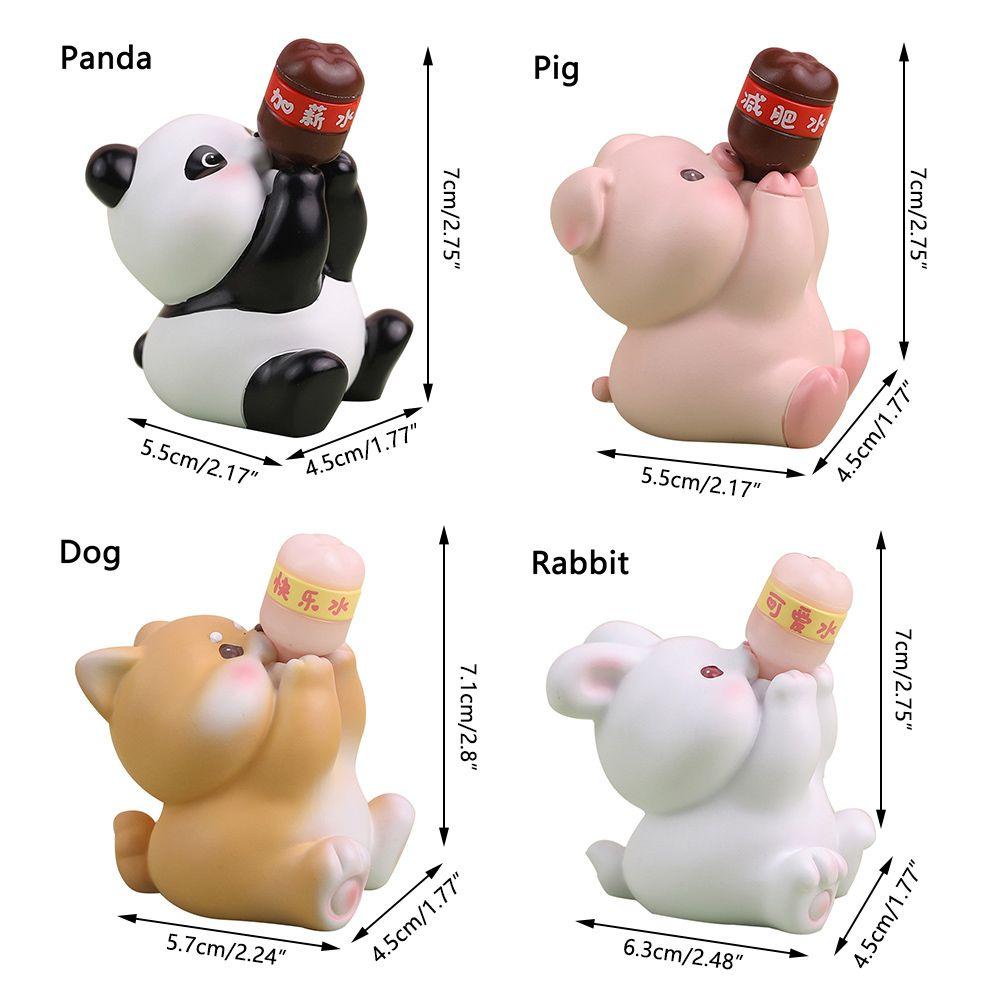 LET Đồ trang trí Động Vật Bằng Nhựa Resin Trang Trí Nhà Cửa / Sân Vườn