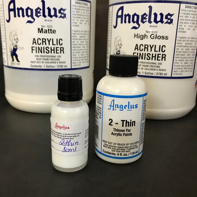 2-Thin Thinner For Acrylic Paints-Dung môi pha loãng sơn Angelus [Airbrush]