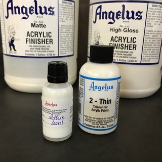2-Thin Thinner For Acrylic Paints-Dung môi pha loãng sơn Angelus [Airbrush]