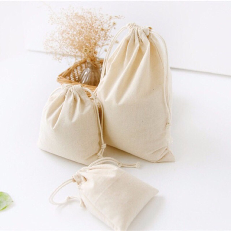 Wedding Souvenir Pouch Drawstring Blacu P15cmxl10cm Blacu Fabric