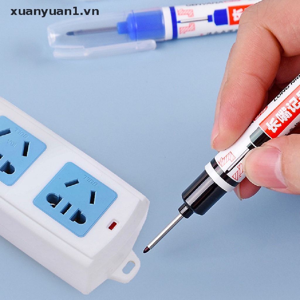 Bút Đánh Dấu Hai Đầu Ngòi Dài 20mm Chống Thấm Nước Dùng Trong Làm Mộc