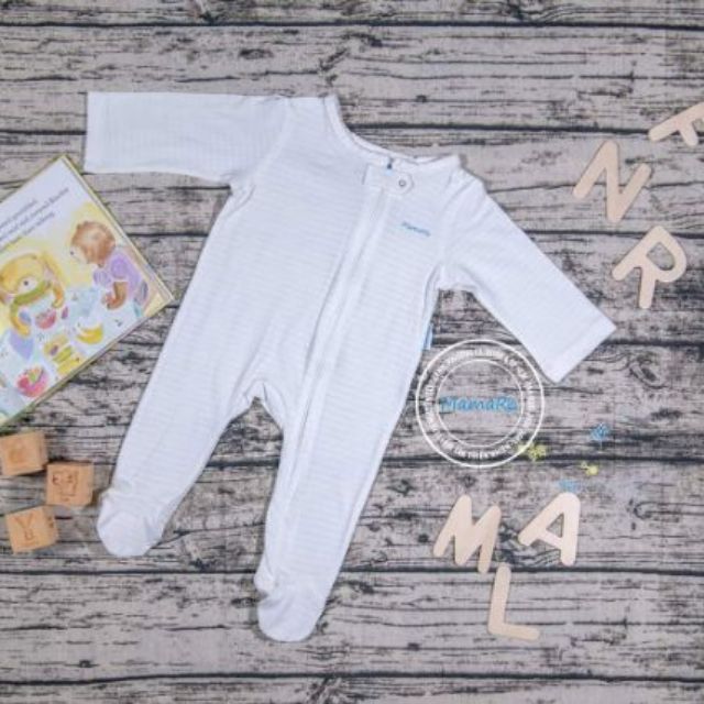 Body Dài Sleeper Sợi Tre MamaRu (Sơ Sinh 0-12 Tháng)
