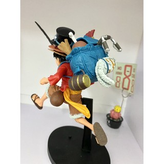 Mô hình One Piece : Luffy đội 3 mũ 3 anh em