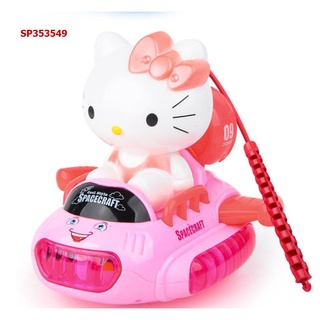 Đồ chơi MÈO KITTY LÁI TÀU VŨ TRỤ PIN NHẠC ĐÈN, QF09-3