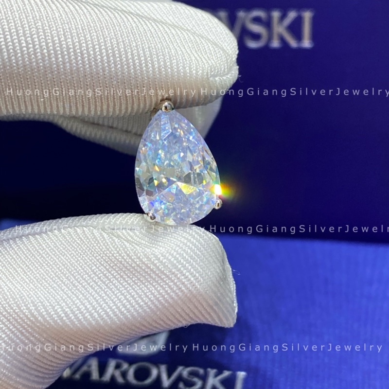 Khuyên rốn Zinna bạc s925 xi kim - HuongGiangSilver