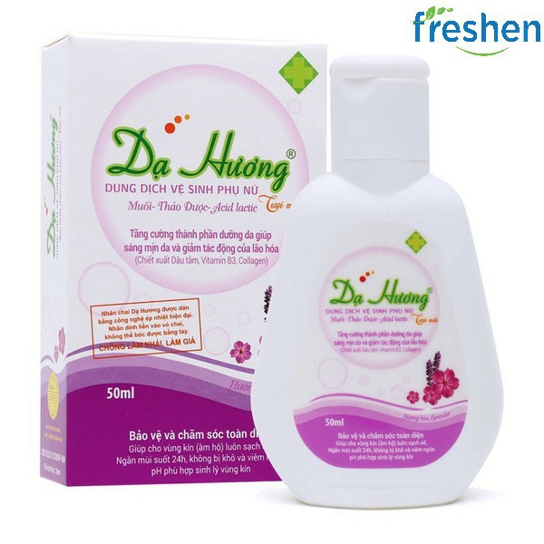 ✅(CHÍNH HÃNG) DUNG DỊCH VỆ SINH PHỤ NỮ DẠ HƯƠNG - MÀU XANH LÔ HỘI