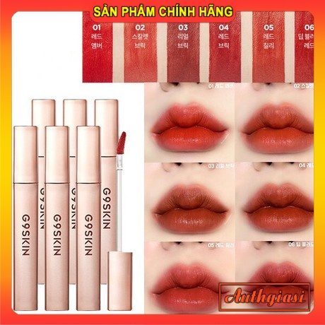 Son kem lì cực lâu trôi G9Skin First Lip V-Fit Velvet Tint G9 Skin New 01-08 6g
