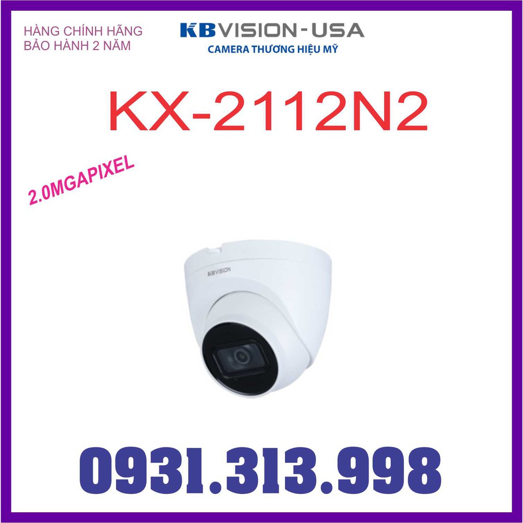 CAMERA IP KX-A2112N3 2.0 MEGAPIXEL KBVISION