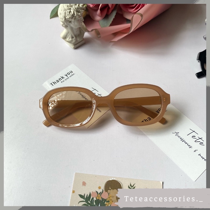 Kính mắt thời trang nam nữ🔻Kính râm mát gọng oval