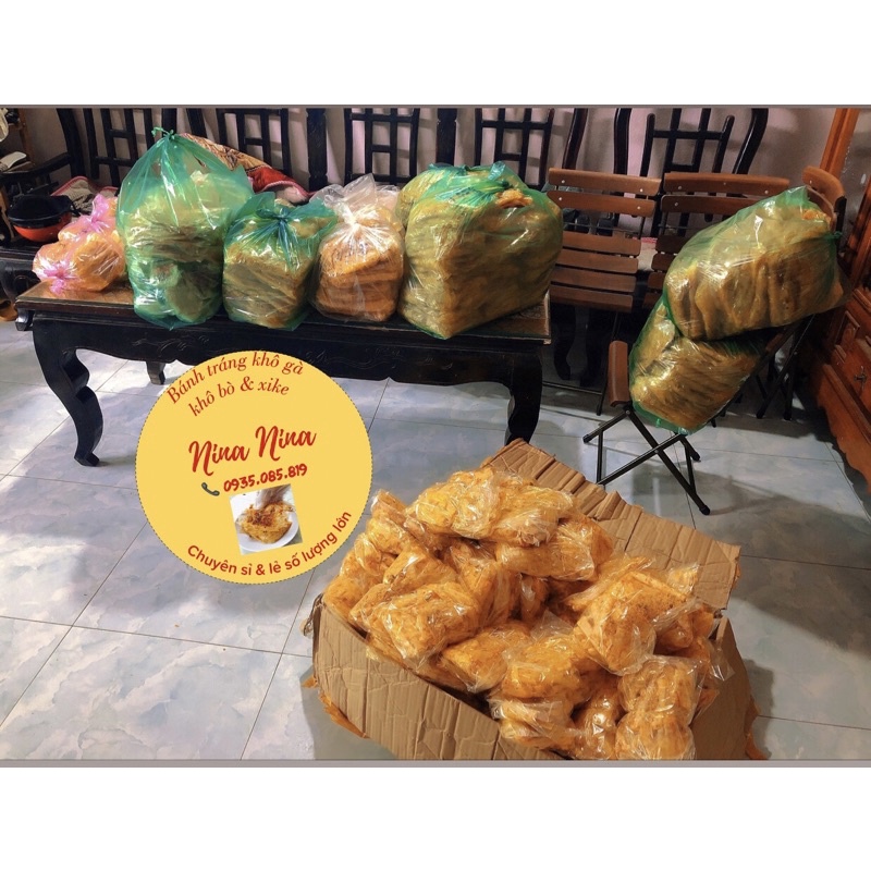 Bánh tráng khô bò