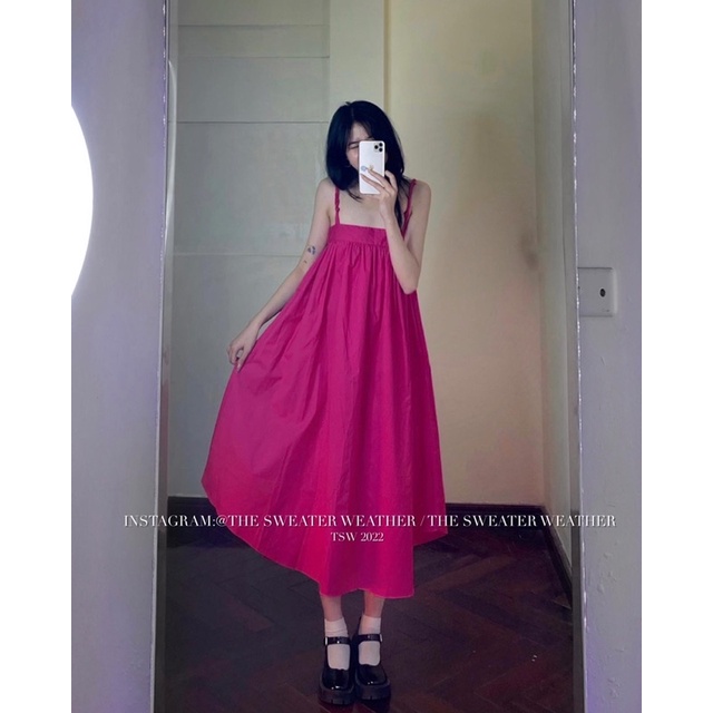 Đầm maxi 2 dây dáng dài cup ngực closet, váy 2 dây đi biển , mặc nhà bầu bí bon chen thoải mái.