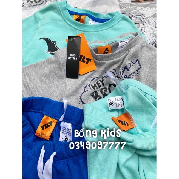 Bộ Hè Bé Trai In Hình TILT