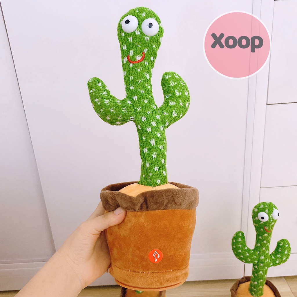 Đồ chơi cây xương rồng nhảy múa hỗ trợ 120 bài hát tiếng việt biết nhại tiếng nói độc đáo vui nhộn  home giay