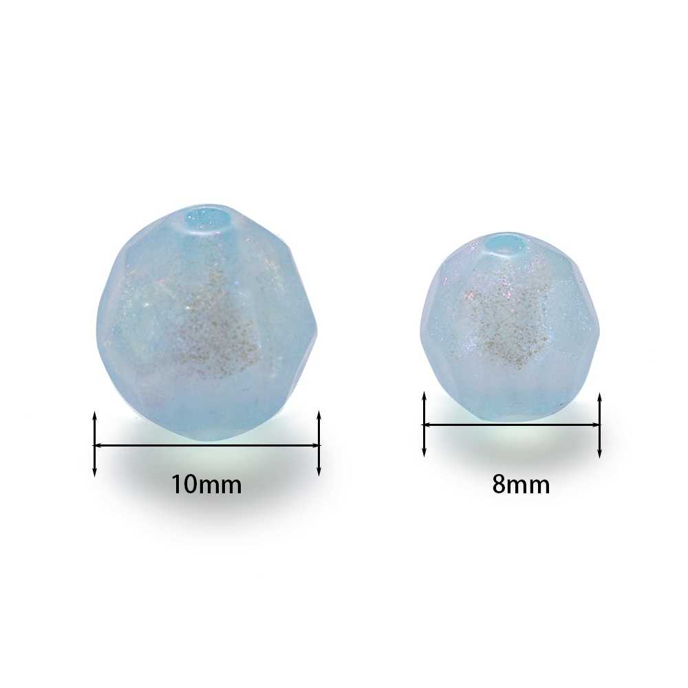 Set 50 Hạt Cườm Ngọc Trai 8 10mm Làm Trang Sức Thủ Công