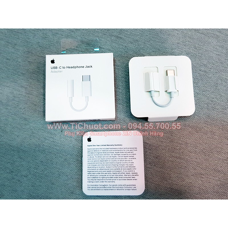 [Chính Hãng] Jack chuyển cổng Type-C ra cổng Tai 3.5mm APPLE iPad Pro 2018 2020 có chip DAC ZIN