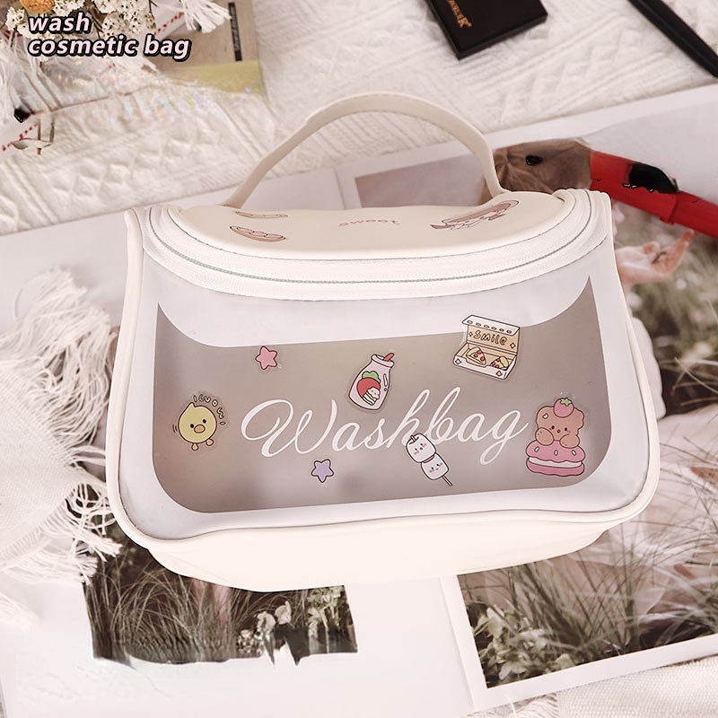 Túi Đựng Mỹ Phẩm Chất Liệu tpu Trong Suốt Chống Thấm Nước Mang Đi Du Lịch