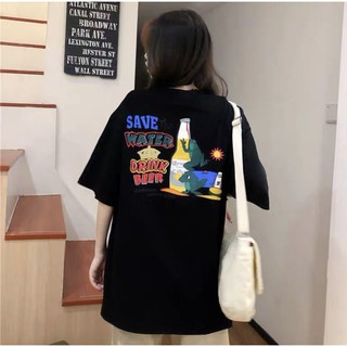 Áo Thun Unisex Save The Water Hình Ếch