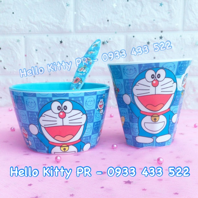 Set combo bàn ăn Doremon Doraemon