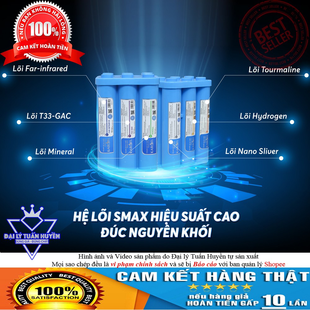 BỘ LÕI SMAX HIỆU SUẤT CAO HP 6.1 KAROFI CHÍNH HÃNG