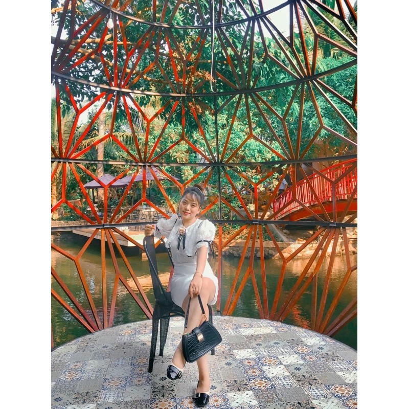 GIÀY BÚP BÊ BỆT MARY JANE - DÉP BÚP BÊ ĐẾ BẰNG - GIÀY NỮ THỜI TRANG - GIÀY BÚP BÊ NỮ MARY JANE - ĐEN - KEM | BigBuy360 - bigbuy360.vn