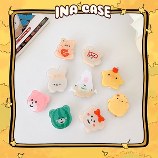 Popsocket giá đỡ điện thoại iring hình động vật M06 griptok (Chân pop trắng)
