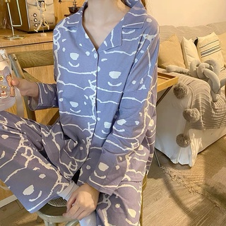 Đồ Ngủ Pijama Mặc Nhà Nữ Dài Tay Chất Lụa Cao Cấp