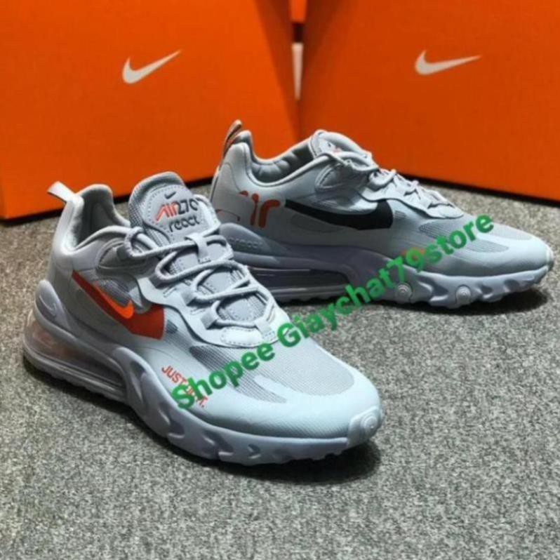 [Sale 3/3]GIÀY NIKE AIR MAX 270 REACT JUST DO IT CT2203-002 Men - Women [Full Box - Auth - Chính Hãng] -Ta1