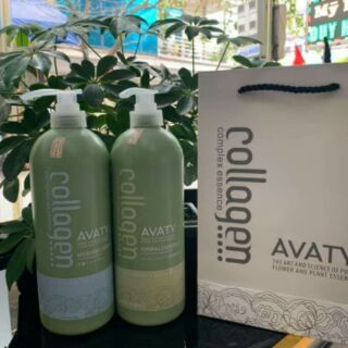 Cặp gội xả Collagen Avaty 500ml