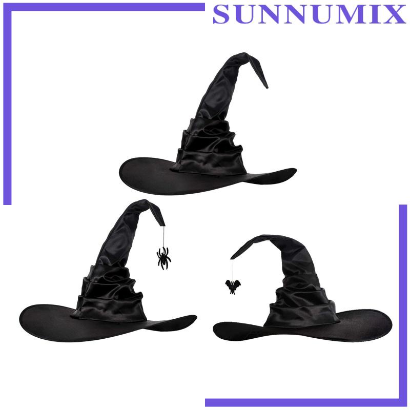 Mũ Phù Thủy Hóa Trang Halloween Cho Nam Nữ