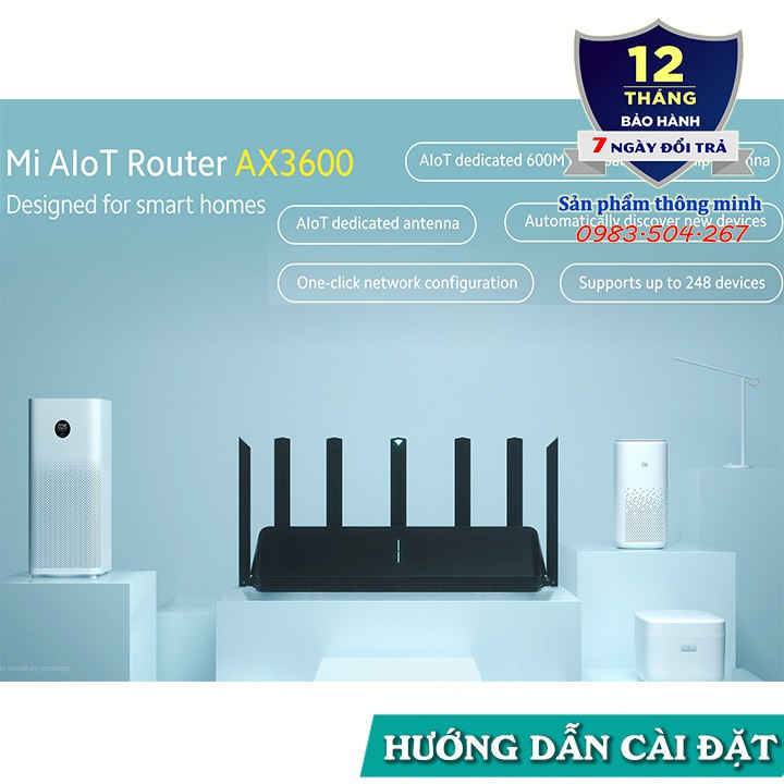 Bộ Router Wifi Xiaomi AX3600 AIoT hỗ trợ - Wifi 6 - Mesh - 248 thiết bị | BigBuy360 - bigbuy360.vn