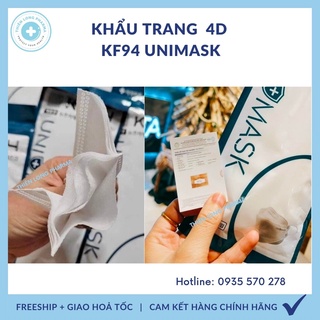 Khẩu trang kf94 uni mask 4d kháng khuẩn - ảnh sản phẩm 4