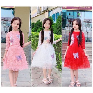 Bán sỉ Áo ren dài cách tân cho bé gái❌cao cấp❌ /Kho buôn H&H/