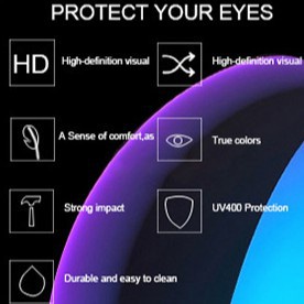 Kính Mát Phân Cực Gọng Vuông Chất Liệu Pc Co Giãn Thời Trang Cho Nam S729 | BigBuy360 - bigbuy360.vn