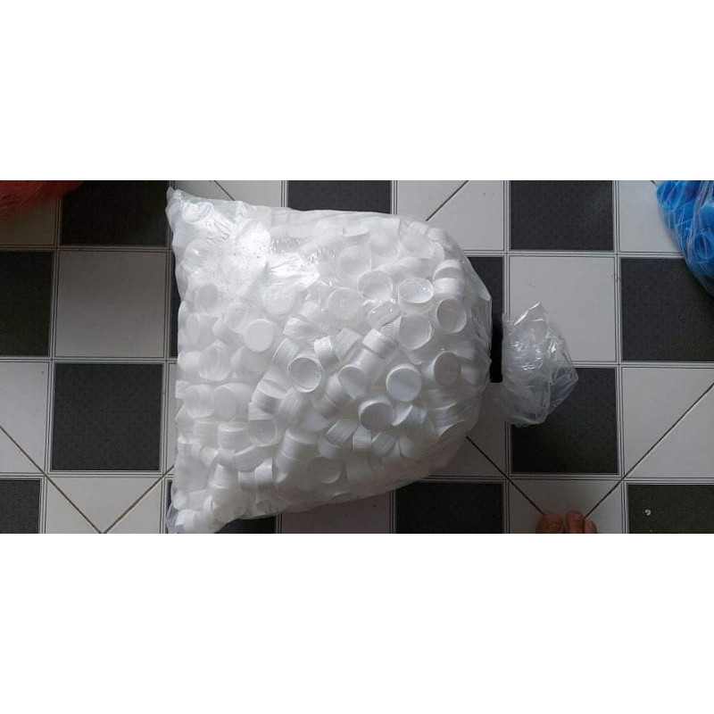 100 nắp chai nhựa nhiều màu