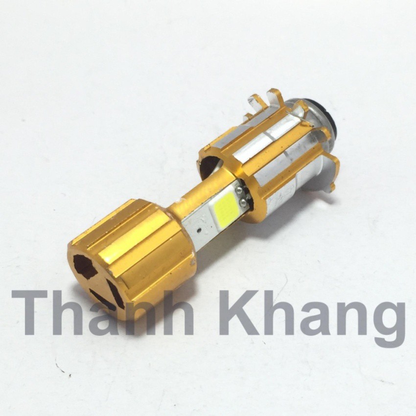 Đèn pha led 2 Chân 3 tim M5 spaceship gắn xe máy (ánh sángtrắng)Thanh Khang