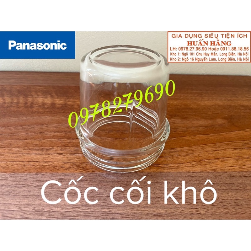 [LINH KIỆN TÁCH BỘ CHÍNH HÃNG - MỚI] Đế Dao xay khô, cối thuỷ tinh nhỏ máy Panasonic MX-V310KRA MX-V300