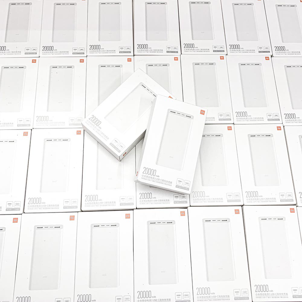 Pin Sạc dự phòng Xiaomi gen 3 20.000 mAh hàng chính hãng Bảo Hành 12 tháng